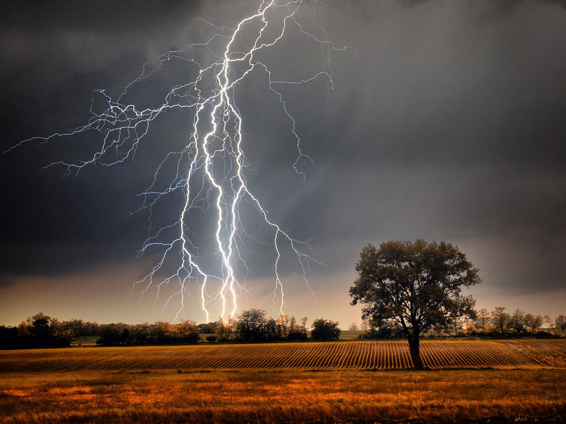 Protección ante las tormentas.