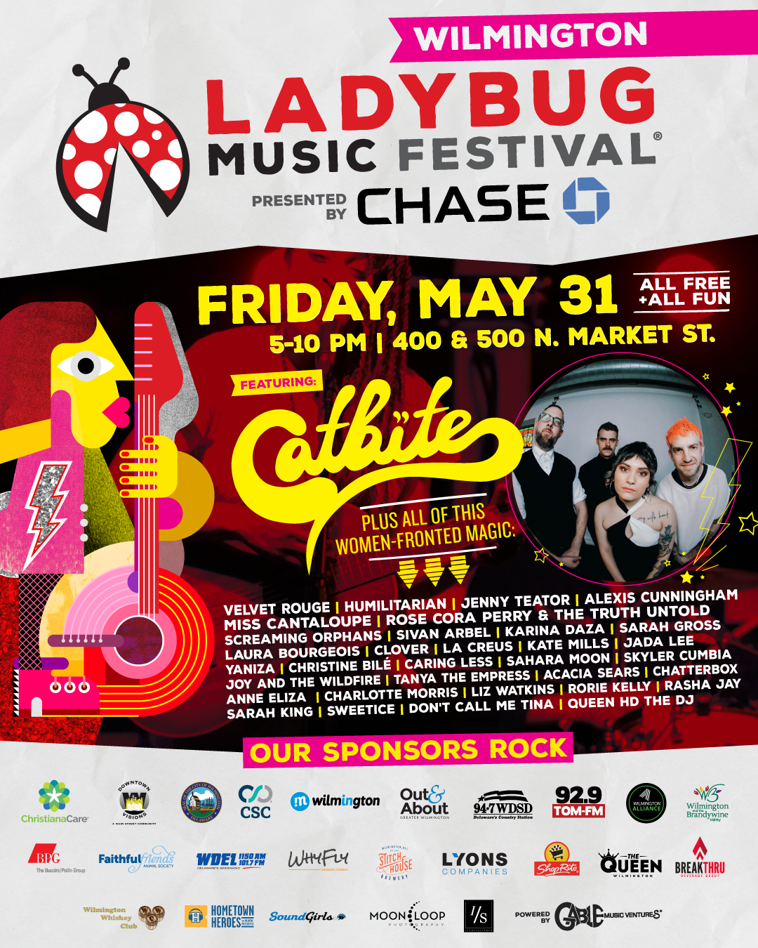 El Festival de Música Ladybug regresa a Wilmington