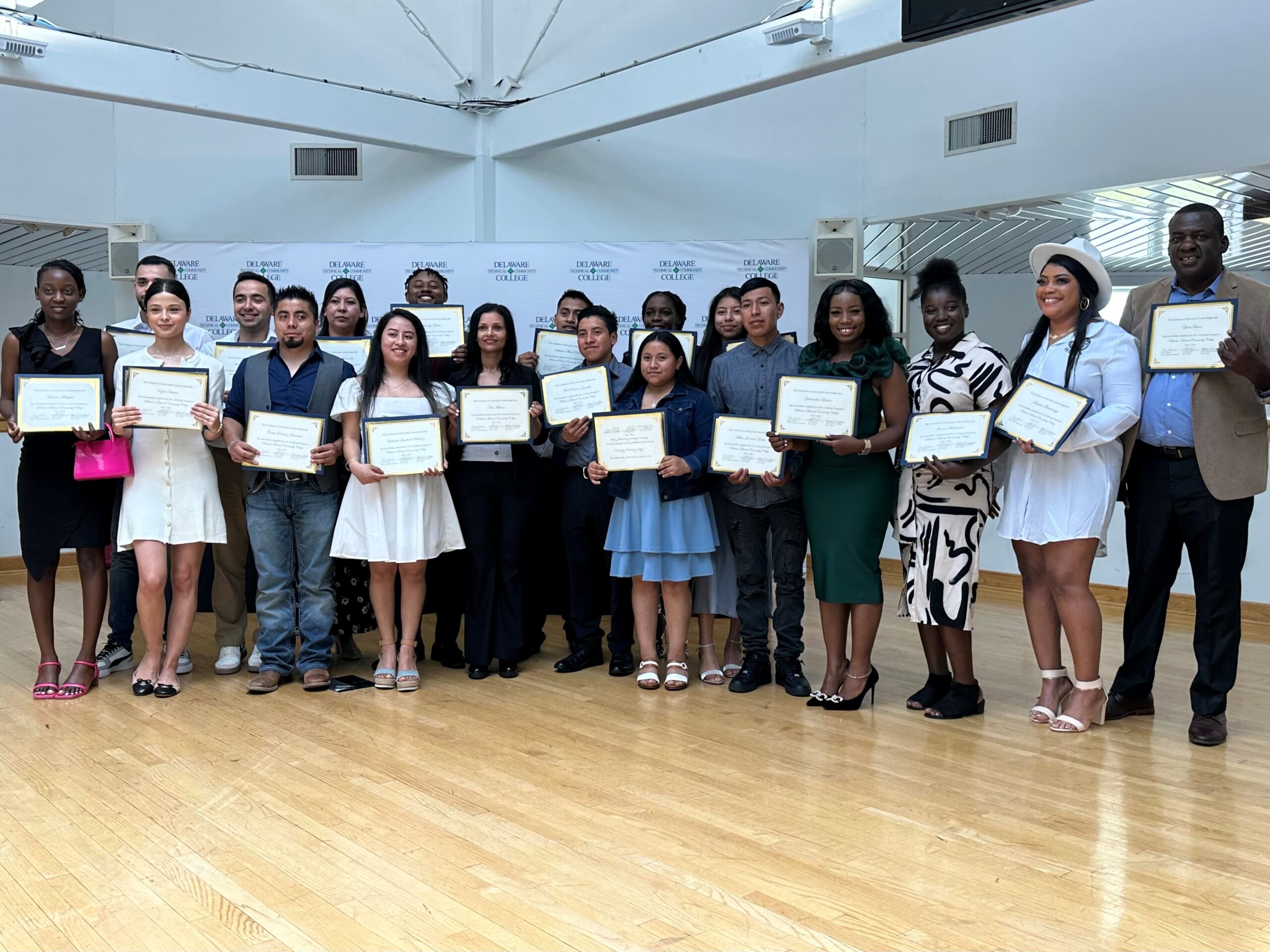 ESL Certificate Ceremony at Delaware Tech